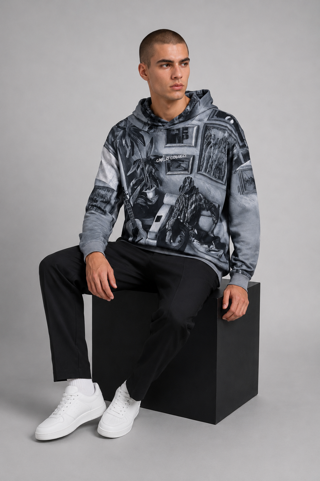 Carlo Colucci Pullover Hoodie