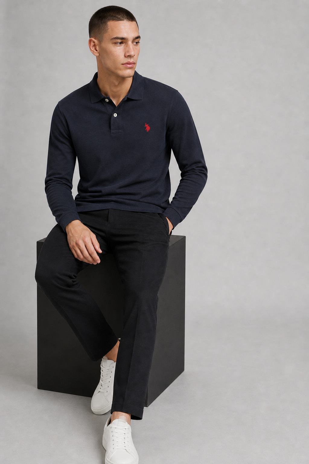 U.S. Polo Assn. Langarm-Polo