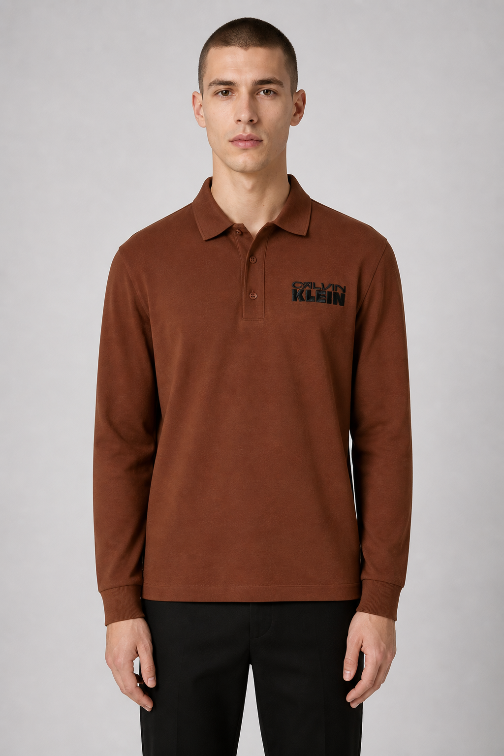 Calvin Klein Langarm-Polo