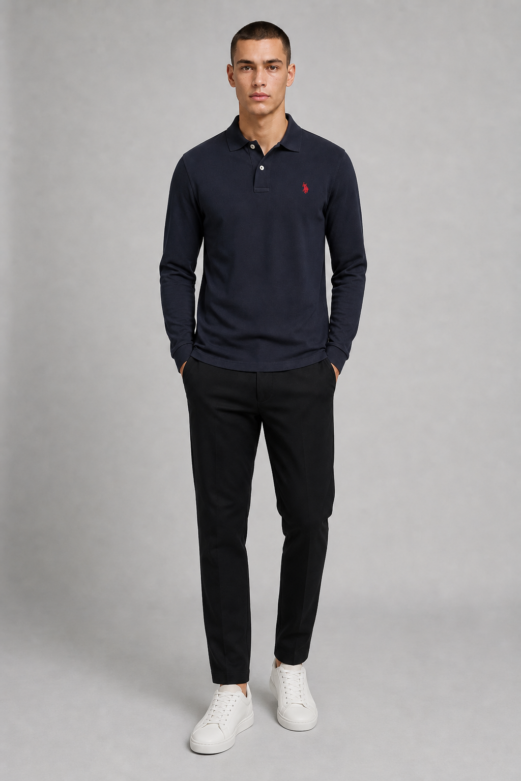 U.S. Polo Assn. Langarm-Polo